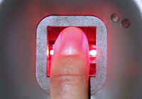 Biometric finger print scanner entry Birmingham